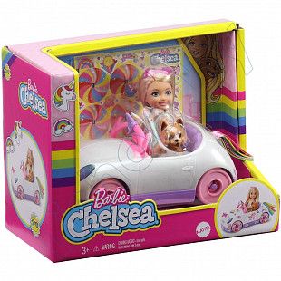 Кукла Barbie Челси и машина (GXT41)
