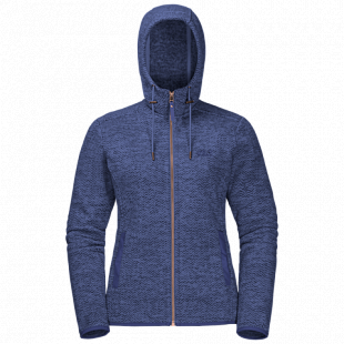 Джемпер женский Jack Wolfskin Patan Hooded Jacket W lapiz blue