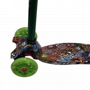 Самокат детский Amigo Riley WT Black/Green