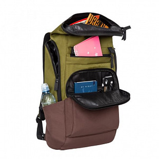 Рюкзак GRIZZLY RQ-909-1 olive/brown