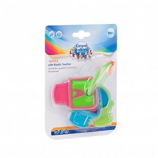 Погремушка Canpol babies KEYS с прорезывателем 0м+ (2/132) pink/blue/green