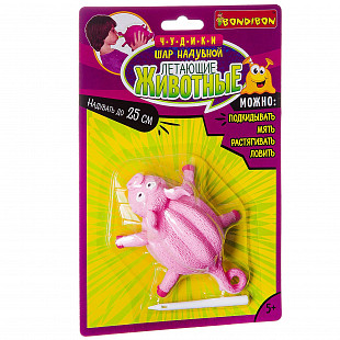 Надувной шар Bondibon Летающие животные Поросенок ВВ2485