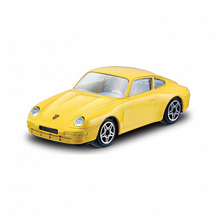 Машинка Bburago 1:43 Porsche 911 Carrera (18-30001/18-30084) yellow