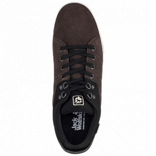 Полуботинки мужские Jack Wolfskin Auckland Texapore Low M walnut / black