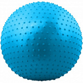 Мяч гимнастический, для фитнеса (фитбол) массажный Starfit GB-301 65 см blue, антивзрыв