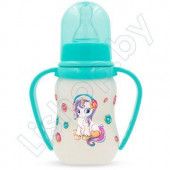 Бутылочка для кормления Baby Planet с ручками и узким горлышком 125 мл., 3 мес.+ (8427/1)