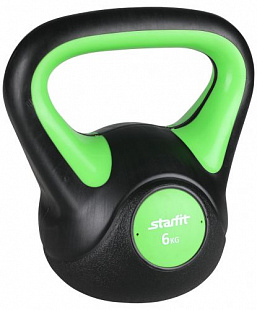 Гиря пластиковая Starfit 6кг DB-502 Green