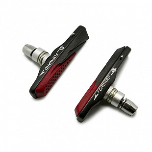 Колодки тормозные для v-brake Zeit Zeit z-731 картриджные резьбовые 72 мм black/red ZTB98632