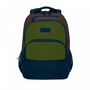 Рюкзак для мальчика GRIZZLY RU-924-2 blue/khaki