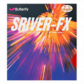 На картинке изображен Накладка для ракеток Butterfly Sriver Fx red Накладка для ракеток Butterfly Sriver Fx red