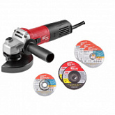 Одноручная углошлифмашина Wortex AG 1209 + 6 кругов AG120900018А1