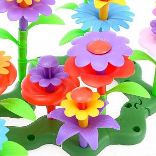 Набор конструктора Maya Toys "Цветочный сад" 80 деталей