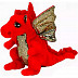Игрушка мягконабивная TY Дракон Legend серии Beanie Babies 41146