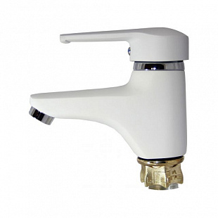 Смеситель G.Lauf для умывальника D40 Solone white SIT1-A182YW