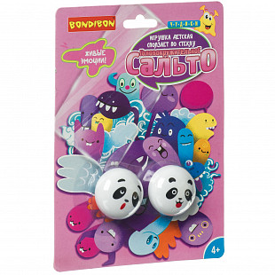 Игрушка Bondibon Чудики Сползает по стеклу Головокружительное сальто Панда ВВ4279