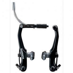 Тормоз V-brake задний Shimano br-m422 колодки m65t3 болты 16мм black ZSM70362