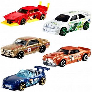 Набор машинок Hot Wheels Nightburnerz 5 шт. (1806 FYL12)