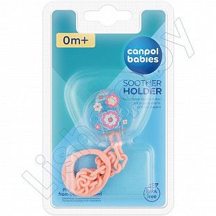 Клипса-держатель для пустышки Canpol babies Newborn Baby (10/877_pin)