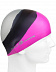 Шапочка для бассейна (плавания) взрослая Mad Wave Multi Adult Big black/pink/gray