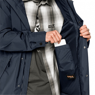 Куртка мужская Jack Wolfskin Cape Point Jacket M night blue