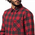 Рубашка мужская Jack Wolfskin Red River Shirt red lacquer checks