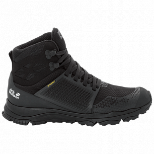 Ботинки мужские Jack Wolfskin Trail Invader Shield Mid M black / black