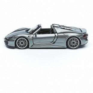 Коллекционная машина Bburago 1:24 Porsche 918 Spyder (18-21076) gray