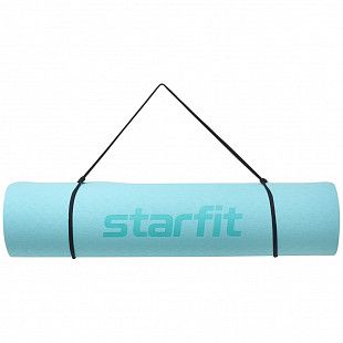 Гимнастический коврик для йоги, фитнеса Starfit FM-201 TPE mint/grey (173x61x0,6)