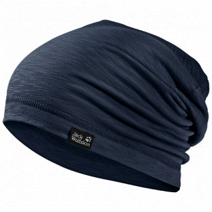 Шапка мужская Jack Wolfskin Travel Beanie night blue 1905601-1010559