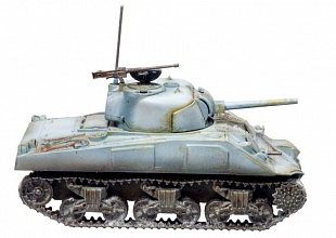 Настольная игра Hobby World World of Tanks Масштабная модель 1:56 M4 Sherman Сборный танк 1631