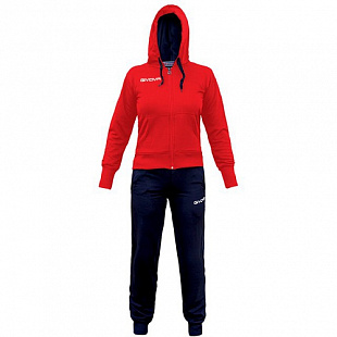 Спортивный костюм женский Givova Tuta Lady TR015 red/blue