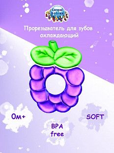 Прорезыватель Canpol babies Охлаждающий Плодоовощи Клубника (2/812) Purple