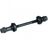 Ось с подшипниками для втулок SF A03R 32H под болты AXLE S45C 3/8", CP FINISH 3/8" Х99030