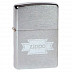 Зажигалка Zippo 200 Logo Script Brushed Chrome