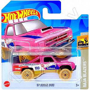 Машинка Hot Wheels Базовой коллекции '87 Dodge D100 181/250 (5785 HKG73)