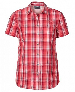 Рубашка женская Jack Wolfskin Fairford Shirt W red