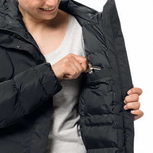 Куртка женская Jack Wolfskin Temple Hill Jacket black