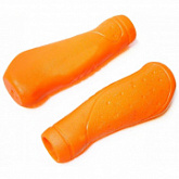Ручки руля M-Wave Резина/гель эргономичные 5-410537 Orange