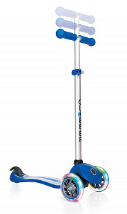 Самокат Globber Primo Lights STARS&STRIPS 424-012 navy blue