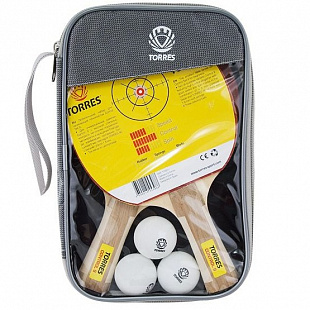 Набор для настольного тенниса Torres Control Set 9 TT0011 (2 ракетки + 3 мяча)