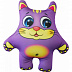 Мягкая игрушка Мнушки Кот фиолетовый Аи02жив27