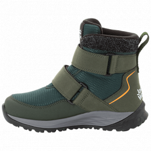Ботинки детские Jack Wolfskin Polar Bear Texapore Mid Vc K dark green / grey