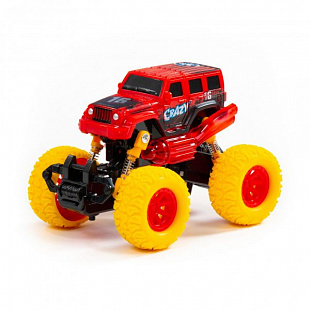 Автомобиль инерционный Полесье Монстр Ралли Крэйзи 78872 red