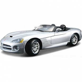 Коллекционная машина Bburago 1:24 Dodge Viper SRT/10 (18-22058) silver
