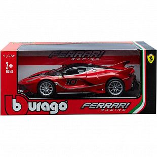 Коллекционная модель Bburago 1:24 Ferrari FXX K (18-26301) red