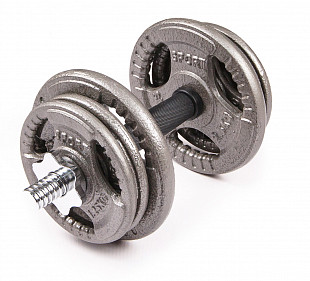 Набор гантелей металлических Хаммертон Atlas Sport 2x11,5 кг