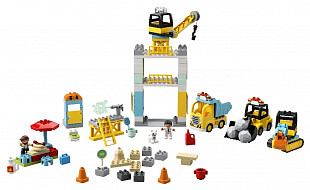 Конструктор LEGO Duplo Башенный кран на стройке 10933