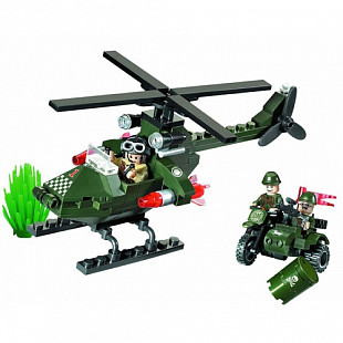 Конструктор Bricks "Военный вертолет" Brick1806