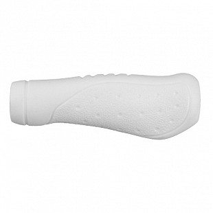 Ручки руля M-Wave Резина/гель эргономичные 5-410532 White