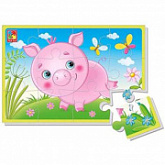 Мягкие пазлы А5 Vladi Toys VT1103-60